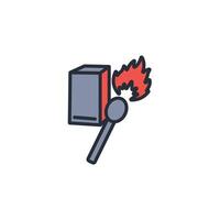 match icon. .Editable stroke.linear style sign for use web design,logo.Symbol illustration. vector