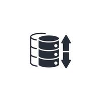 Data Collection icon. .Editable stroke.linear style sign for use web design,logo.Symbol illustration. vector