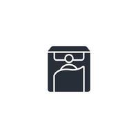 blanket icon. .Editable stroke.linear style sign for use web design,logo.Symbol illustration. vector