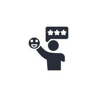 satisfaction icon. .Editable stroke.linear style sign for use web design,logo.Symbol illustration. vector