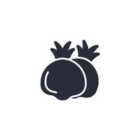 Onion icon. .Editable stroke.linear style sign for use web design,logo.Symbol illustration. vector