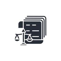 Justice icon. .Editable stroke.linear style sign for use web design,logo.Symbol illustration. vector