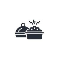 Food icon. .Editable stroke.linear style sign for use web design,logo.Symbol illustration. vector