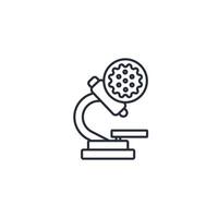 biopsy icon. .Editable stroke.linear style sign for use web design,logo.Symbol illustration. vector