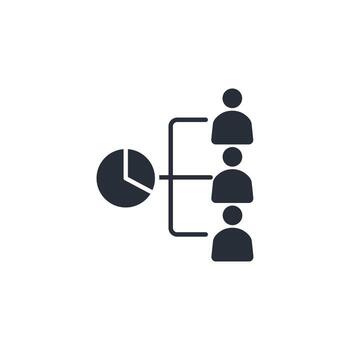 shareholder icon. .Editable stroke.linear style sign for use web design,logo.Symbol illustration. vector