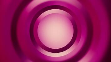 Stylish abstract background with dynamic smooth gradient circles in vibrant pink, magenta and purple. Copy space for logo or text. This versatile modern background is full HD and a seamless loop. video