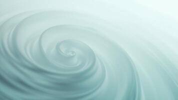 Serene abstract background with swirling, ethereal spirals in soft pastel green. Gentle fluid motion creates a sense of calm and tranquility and exudes a soothing and peaceful ambiance. video