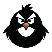 Angry Bird Illustration High Quality Art for Creative Projects vector