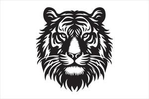 Tiger Head File vector