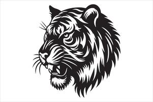 Tiger Head File vector