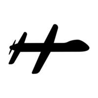 military drone icon aircraft for intelligence and attack for graphic design, logo, website, social media, mobile app, UI illustration vector