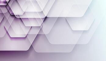 Violet hexagons abstract futuristic glossy background vector