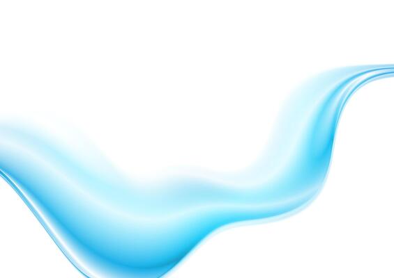 Vibrant blue blurred smooth wave abstract background