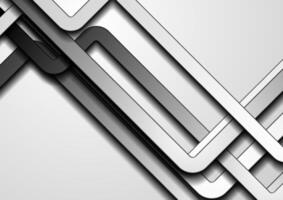 Black white minimal smooth stripes abstract geometric background vector