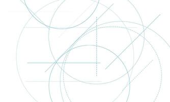 Blue white minimal lines abstract futuristic tech background vector