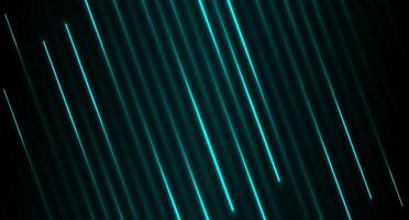 Cyan blue neon laser lines abstract futuristic geometric background vector
