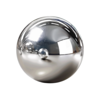 Generated Ai A white and black ball sits inside a black and white ball with a white shadow png