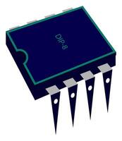 IC Integrated Circuit Board Ai Semiconductor Industries Technology Editable Isometric illustration vector
