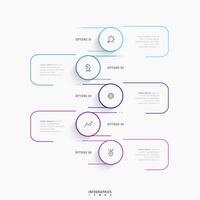 Infographic label design template with icons and 5 options or steps. Can be used for process diagram, presentations, workflow layout, banner, flow chart, info graph. vector