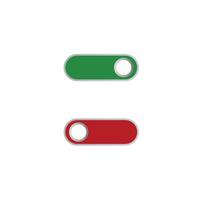 On and Off toggle for apps vector