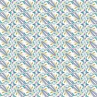 abstract background with colorful floral ornament vector