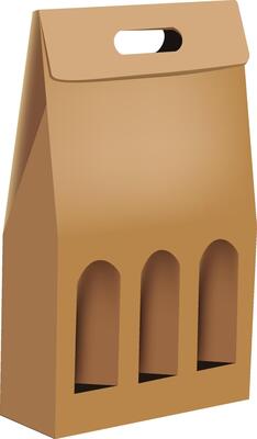 box for transporting bottles