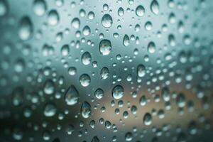 Raindrops on a window background photo