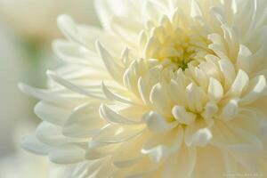 White Chrysanthemum Julie McClure Background photo