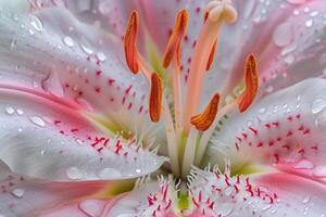 a nature of a flower with water droplets on it background photo