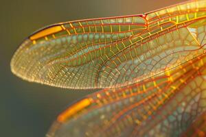 Dragonfly wing, background photo
