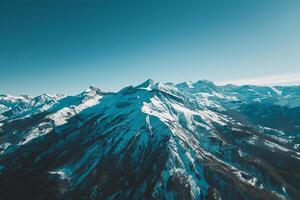 a view of the mountains from above background photo