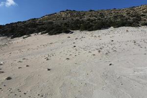 rocky seaside in Cyprus photo