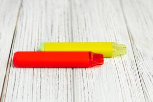 Nicotine disposable electronic cigarette, replacing cigarettes with tobacco. photo