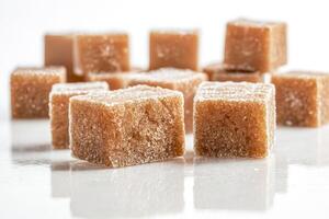 Close Up of Sugar Cubes photo