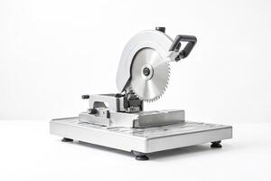 Circular saw on a white background photo