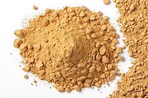 Close-up of a Heap of Ground Nutmeg photo