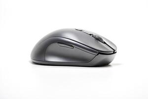 Wireless Computer Mouse Isolated on White Background photo