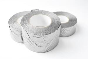 Rolls of Silver Duct Tape photo