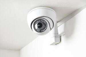 Security Camera Mounted on Ceiling photo