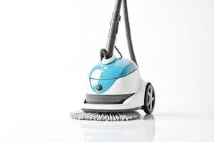 Floor Cleaning Machine on White Background photo