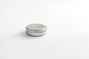 Metal Container with a Smooth Surface photo