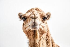 Close Up Of A Camel's Face photo