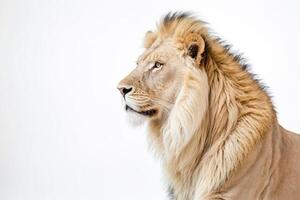 Close-up of a Majestic Lion's Profile photo