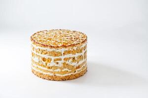 Layered Cake with White Icing photo