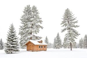 Cabin in the Snow photo