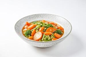 Bowl of Vegetable Soup photo