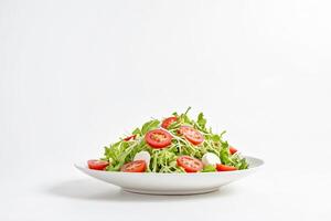 Fresco ensalada con Cereza Tomates y queso foto