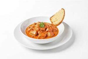 Chicken Curry with Garlic Naan photo
