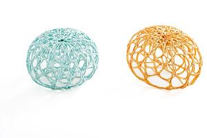 Abstract spheres with intricate patterns photo