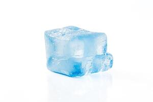 Ice Cube On White Background photo
